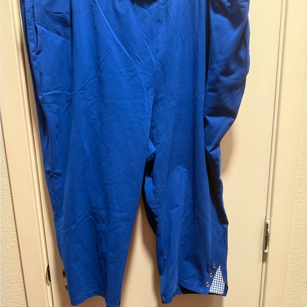 Catherines Blue Suprema CapriPants